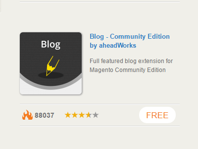 modulo blog community edition by aheadworks