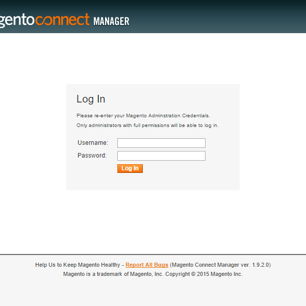 magento connect manager print