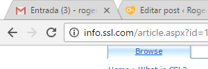 site que não precisa de SSL