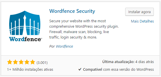 Plugin Wordfence Security