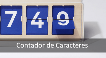 Contador de Caracteres / Letras e palavras online