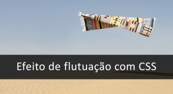 Como criar o efeito de flutuação continua utilizando CSS 3