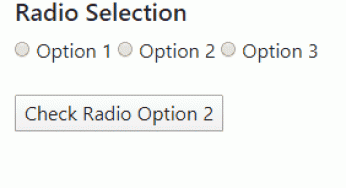 Como selecionar/marcar um radio button com jQuery ou Javascript