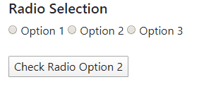 Como selecionar/marcar um radio button com jQuery ou Javascript